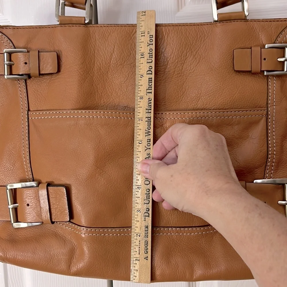 Michael Kors Golden Tan Leather Handbag Purse Tote